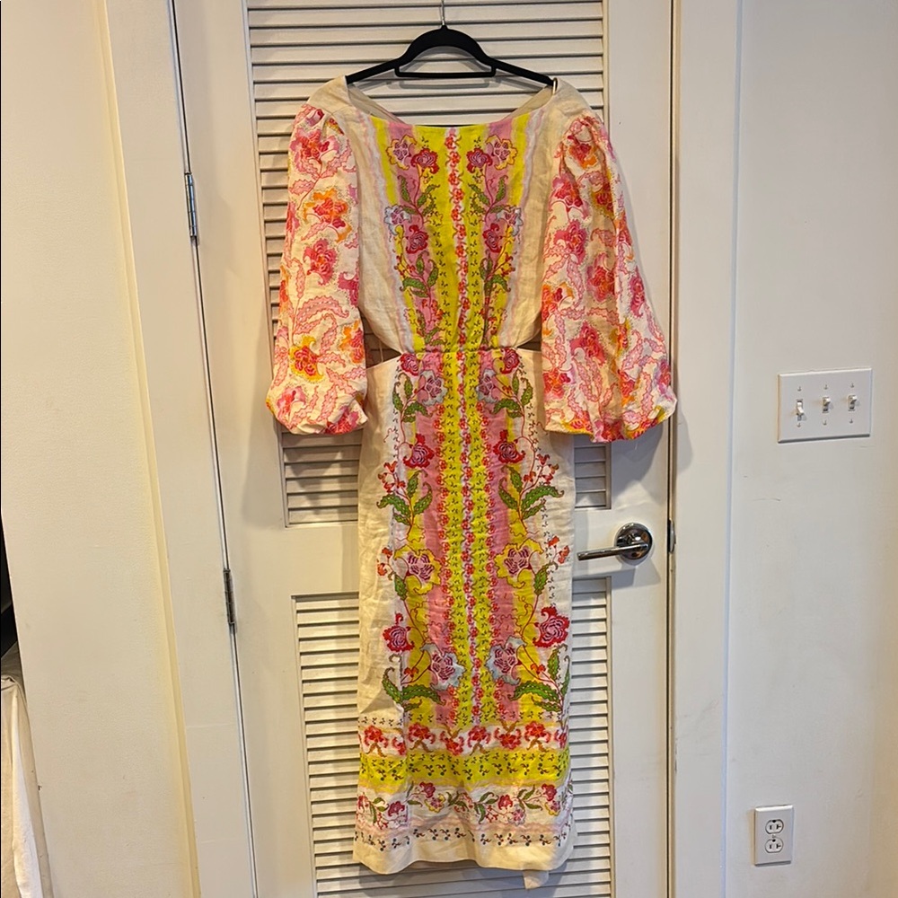 Saloni Linen Dress